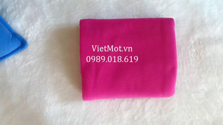 Mền nỉ màu hồng sen Việt Mốt